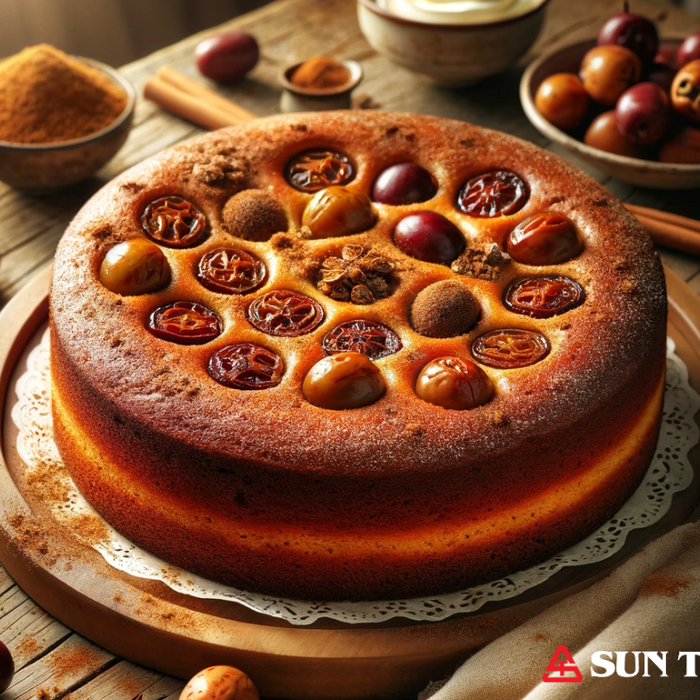 Cinnamon and Jujube Fruit Cake