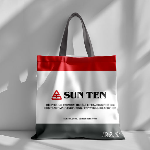 Sun Ten Canvas Zipper Tote