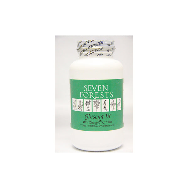 Ginseng 18 (Wen Zhong Yi Qi Pian) - 250 Tablets