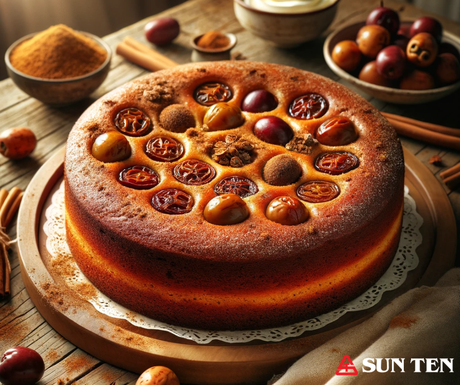 Cinnamon and Jujube Fruit Cake — Sun Ten