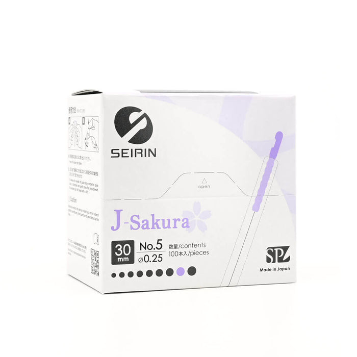 Seirin 針 - 0.25X30 帶管