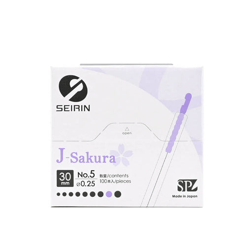 Seirin 針 - 0.25X30 帶管