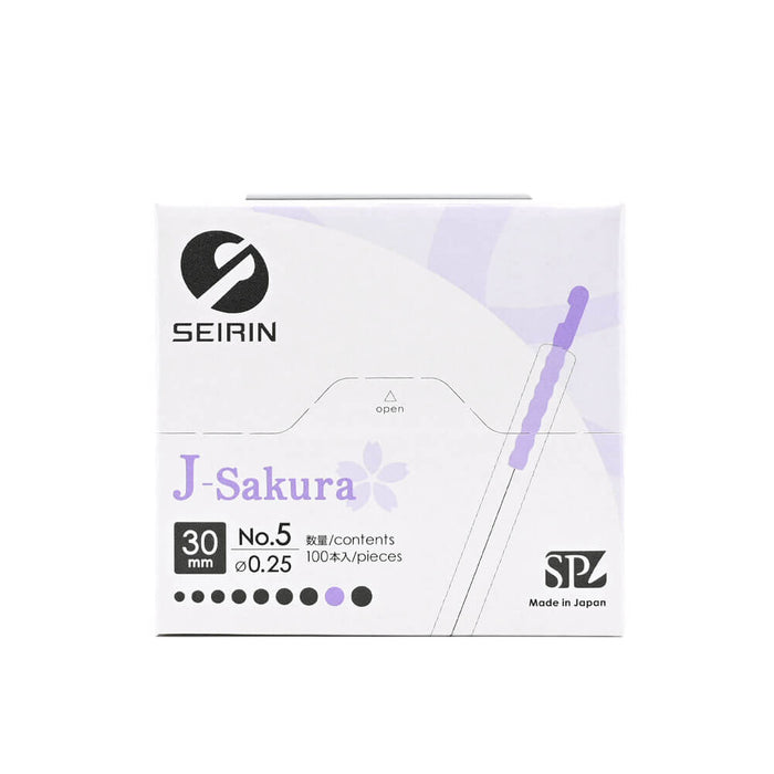 Seirin 針 - 0.25X30 帶管