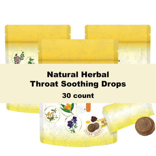 Sun Ten Natural Herbal Throat Soothing Drops (10 counts) x 3 bags