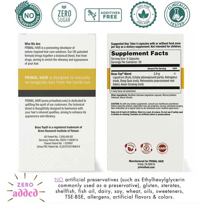 原始頭髮（3 瓶套裝）