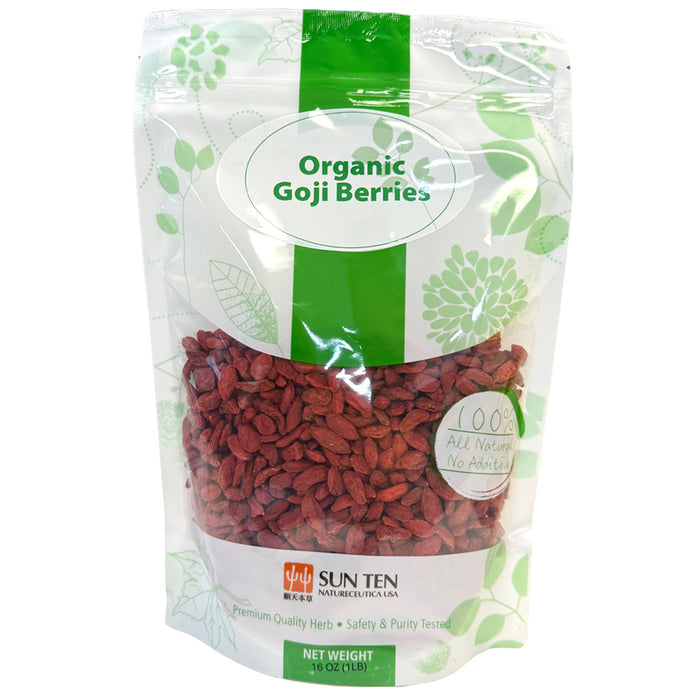 Sun Ten Organic Goji Berries - 1 Pound Bag