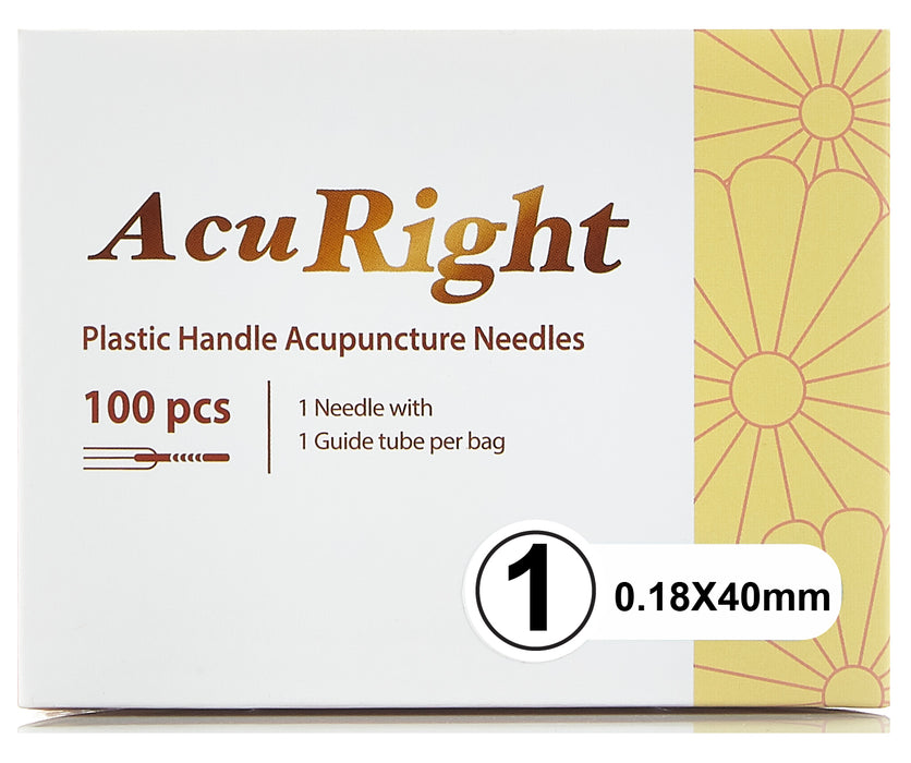 AcuRight Needles 0.18x40 (100 Needles)