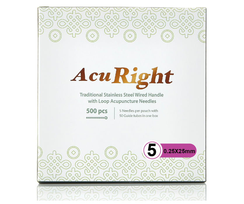AcuRight Needles 0.25 x 25 (500 Needles)