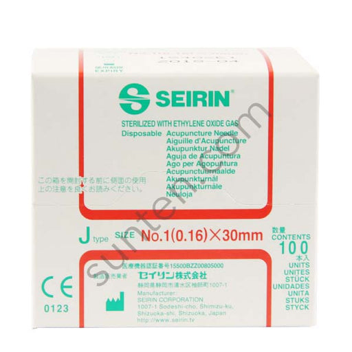 SEIRIN NEEDLES - 0.16X30 WITH TUBE